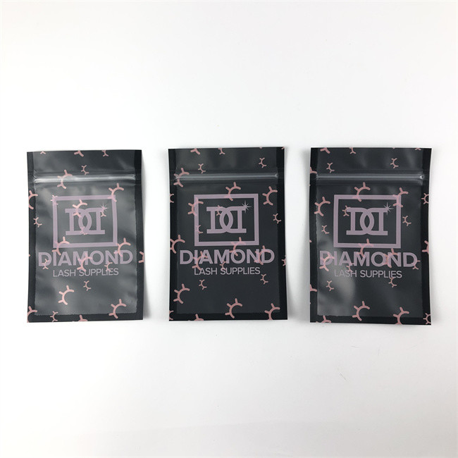 Resealable Mylar एल्युमिनियम फॉयल जिप लॉक प्लास्टिक बैग थ्री साइड सील