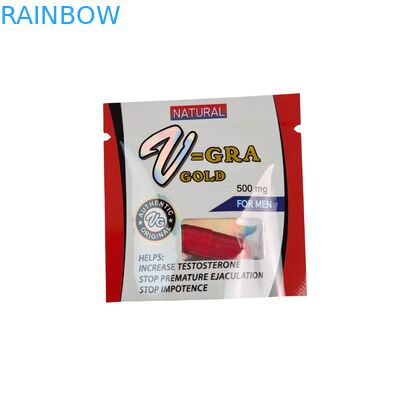 गोलियों, टैबलेट और औषधीय कैप्सूल के लिए कस्टम आकारों के साथ खाद्य-ग्रेड हीट सील प्लास्टिक जिपर बैग