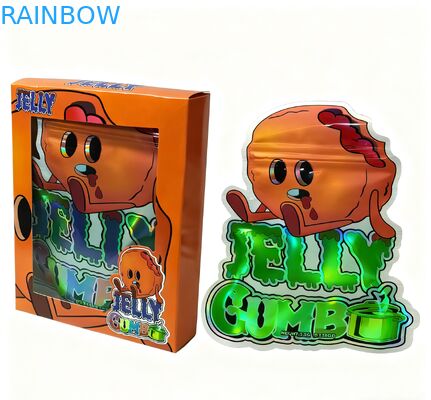 कस्टम मुद्रित 3.5g स्नैक पैकेजिंग के लिए फिर से बंद करने योग्य मायलर बैग स्टैंड अप बैग